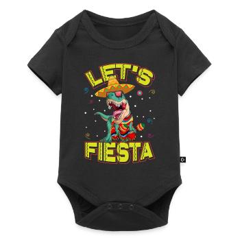 Trex Sombrero Merry Christmas Cinco De Mayo - Baby Premium short-sleeve bodysuit - black - Front