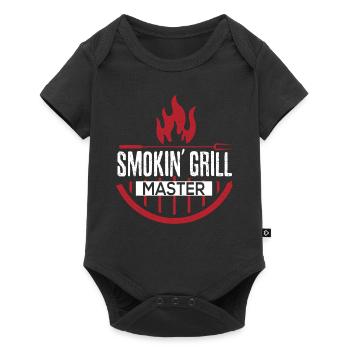 Smokin Grilling Master BBQ Tools - Baby Premium short-sleeve bodysuit - black - Front