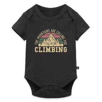 The Mountains Calling You Sport Free Alpine - Baby Premium short-sleeve bodysuit - black - Front