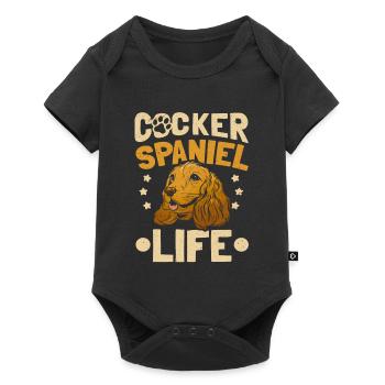 Cocker Spaniel Owner Cocker Spaniel Life - Baby Premium short-sleeve bodysuit - black - Front