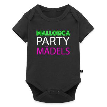 Mallorca Party Mädels - Baby Premium Kurzarmbody - Schwarz - Vorne