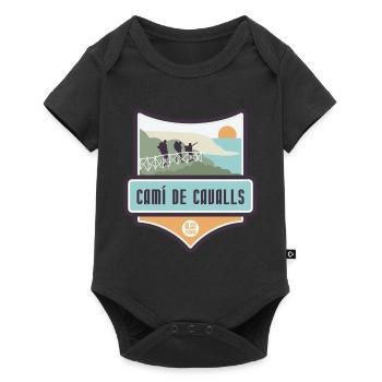 Cami de Cavalls - GR 223, Menorca - Baby Premium short-sleeve bodysuit - black - Front