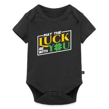 Que le bonheur soit avec vous Irlande Irlandais - Body à manches courtes Premium Bébé - noir - Devant