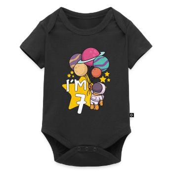 Astronaut Astronomy Solar System Space Kids - Baby Premium short-sleeve bodysuit - black - Front