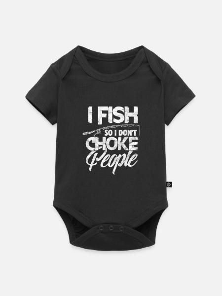 Angler - Baby Premium Kurzarmbody - Schwarz