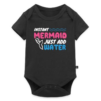 Instant Mermaid Just Add Water - Baby Premium short-sleeve bodysuit - black - Front