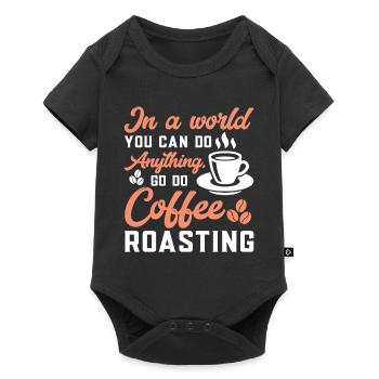In A World You Can Do Anything - Baby Premium short-sleeve bodysuit - black - Front