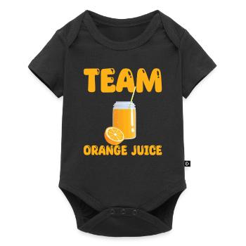 Team Orange Juice - Baby Premium short-sleeve bodysuit - black - Front