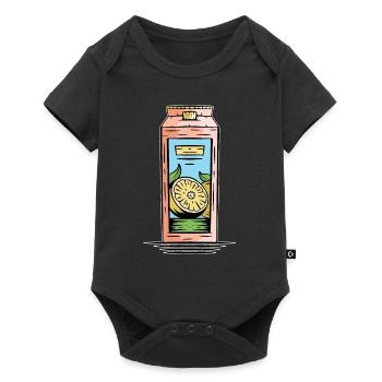 Orange juice - Baby Premium short-sleeve bodysuit - black - Front