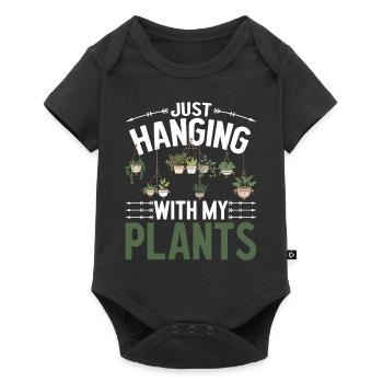 Plants and harvests Gardener I love my garden - Baby Premium short-sleeve bodysuit - black - Front