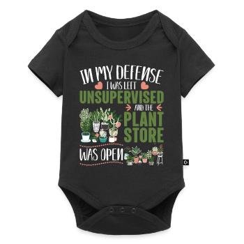 Harvest flowers and relax and cool down Ges - Baby Premium short-sleeve bodysuit - black - Front