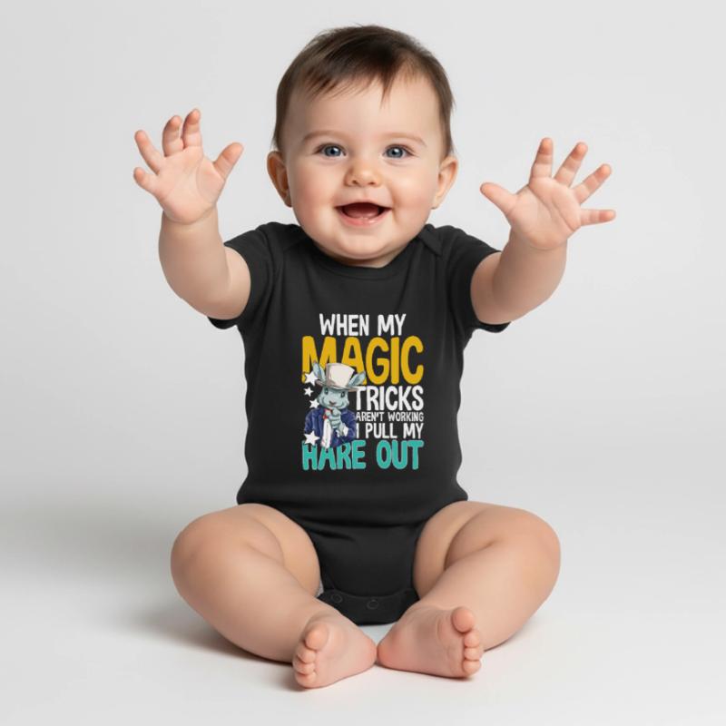 When My Magic Tricks Aren't Working I Pull My Hare Baby Premium Kurzarmbody