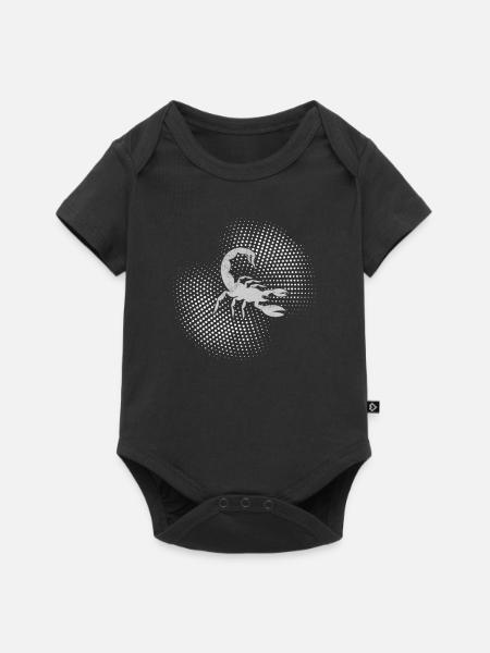 Skorpion - Baby Premium Kurzarmbody - Schwarz