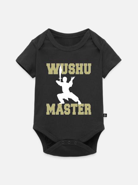 Wushu-Meister - Baby Premium Kurzarmbody - Schwarz