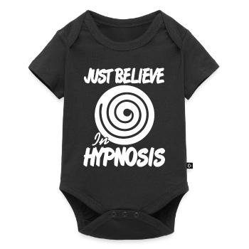 Just believe in hypnosis - Baby Premium short-sleeve bodysuit - black - Front