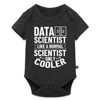 Data Scientist Data Science Science - Body à manches courtes Premium Bébé - noir - Devant