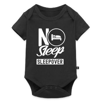No sleep Overnight stay Sweet Overnight stay Party - Baby Premium short-sleeve bodysuit - black - Front