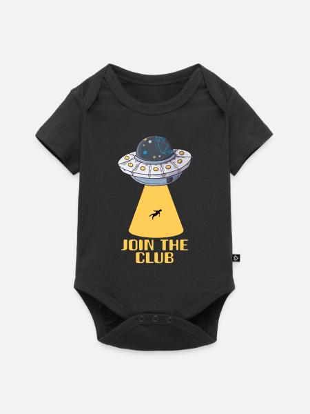 Alien - Baby Premium Kurzarmbody - Schwarz