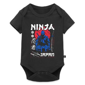Ninja 5th Birthday - Baby Premium short-sleeve bodysuit - black - Front