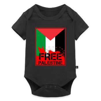 Palestine - Baby Premium short-sleeve bodysuit - black - Front
