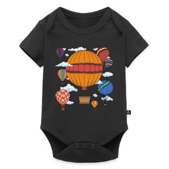 Ballon - Body à manches courtes Premium Bébé - noir - Devant