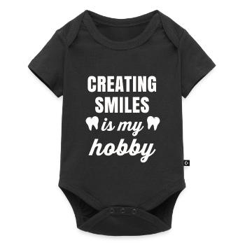 Dentist Gift Dentist Dental Doctor Teeth - Baby Premium short-sleeve bodysuit - black - Front