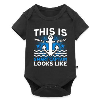 Boat Lovers Boat Captain Captains - Baby Premium short-sleeve bodysuit - black - Front