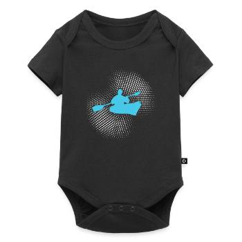 Kanu fahren - Baby Premium Kurzarmbody - Schwarz - Vorne
