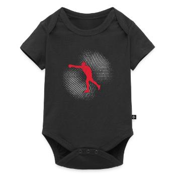 Boxen - Baby Premium Kurzarmbody - Schwarz - Vorne