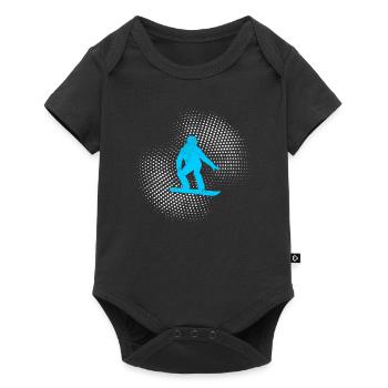 Snowboard - Body à manches courtes Premium Bébé - noir - Devant
