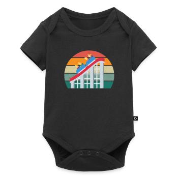 Holiday Holiday Fun Action Theme Park Roller Coaster - Baby Premium short-sleeve bodysuit - black - Front