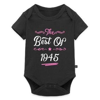 1945 best of - Body à manches courtes Premium Bébé - noir - Devant