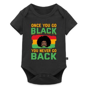 Black History Month Black History American - Baby Premium short-sleeve bodysuit - black - Front