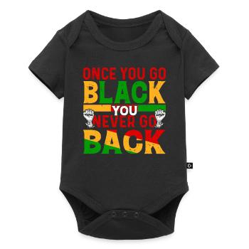 Black History Month Black History American - Baby Premium Kurzarmbody - Schwarz - Vorne