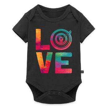 Archery Bow Archer Girl Water - Baby Premium short-sleeve bodysuit - black - Front