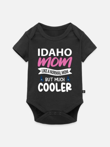 Idaho - Baby Premium Kurzarmbody - Schwarz
