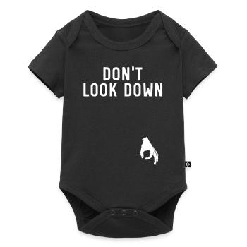 Looking Down Joke Sarcastic Circle Game - Baby Premium short-sleeve bodysuit - black - Front