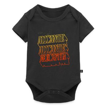 Alicante Espagne Ville Skyline Home Font - Body à manches courtes Premium Bébé - noir - Devant