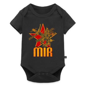 Mir Space Station - Baby Premium short-sleeve bodysuit - black - Front