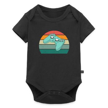 Gamblers Game Game Computer PC Console Gamer - Baby Premium short-sleeve bodysuit - black - Front