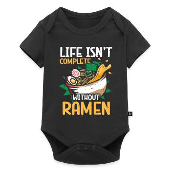 La vie n’est pas complète sans ramen | Ramen - Body à manches courtes Premium Bébé - noir - Devant