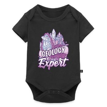 Geology Expert Profession Geologist Geology Student - Baby Premium short-sleeve bodysuit - black - Front
