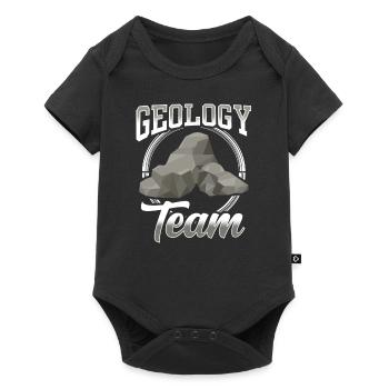 Geology Team Profession Geologist Geology Student - Baby Premium short-sleeve bodysuit - black - Front