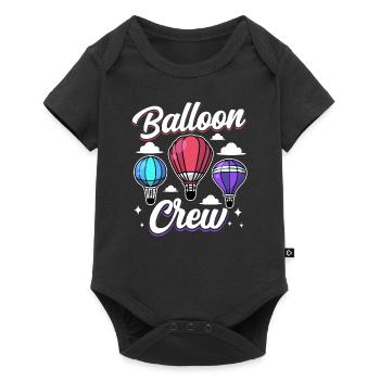Balloon Crew Balloonist Flight Montgolfière - Body à manches courtes Premium Bébé - noir - Devant