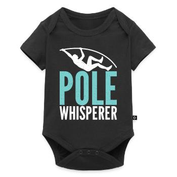 Pole vaulter for pole vaulting - Baby Premium short-sleeve bodysuit - black - Front