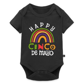 Fiesta Joyeux Cinco De Mayo - Body à manches courtes Premium Bébé - noir - Devant