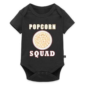 Popcorn Squad Filme ansehen Maisessen - Baby Premium Kurzarmbody - Schwarz - Vorne