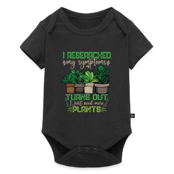 Potted Plants Gift Women Florist Plants - Baby Premium short-sleeve bodysuit - black - Front