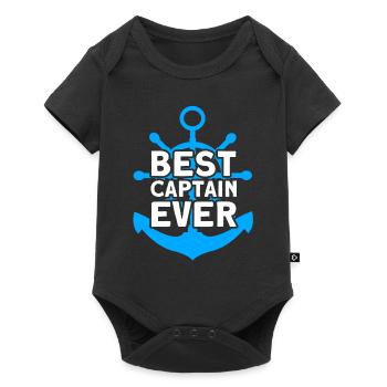 Boat Lovers Boat Captain Captain Captains - Baby Premium short-sleeve bodysuit - black - Front