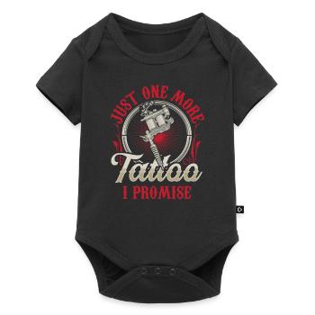 Seul un tatoueur promis artiste - Body à manches courtes Premium Bébé - noir - Devant